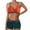 Orange, variant on Wyobmus Plus Size Bikini Sets for Women V-Neck Floral Print Spaghetti Stras Tankini Tops Solid Color Drawstring Shorts Swimsuits Orange