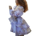 thumbnail image 3 of Txlixc Vestido de tul de princesa con busto fruncido y mini volantes para mujer Txlixc Moda, 3 of 9