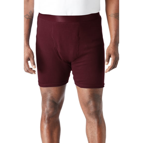 KingSize Men's Big & Tall Cotton Mid-Length Briefs 3-Pack