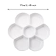 thumbnail image 2 of fsxdhpcsgfc White Round Watercolor Tray Water Color Palletes Washable Ceramic Porcelain Watercolor For Watercolor Gouache Acrylic Painting 7 Hole Art Tray For Mixing Colors And Craft Projects, 2 of 4