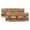 orange, variant on 2 Pack Valances for Windows 42 x 12 Inch, Western Texas Star Vintage Decorative Kitchen Curtain Valance, Retro Farmhouse Yellow Brown Wooden Rod Pocket Short Curtains Window Treatment for Bathroom