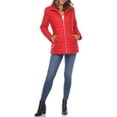 thumbnail image 2 of White Mark Women's Zip Up Puffer Coat, 2 of 5