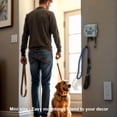 thumbnail image 2 of Dispensador de bolsas para excrementos de perro Onybte, soporte de pared con ganchos, 2 rollos, 2 of 6