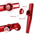 thumbnail image 4 of Ensemble de 6 Pcs Kazoo en Métal Membrane de Musique en 6 Couleurs, Unidirectionnel, 4 of 7