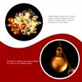 thumbnail image 2 of 1 unidad de guirnalda de luces LED navideñas con forma de bola y campana (blanco cálido), 2 of 7