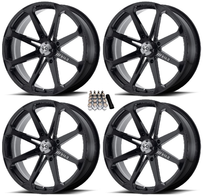 MSA M12 Diesel UTV Wheels/Rims Black 20" Polaris RZR 1000 XP / Ranger