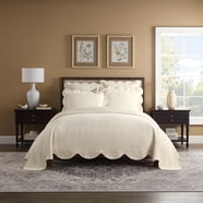 King Size Bedspreik 100% Katoen Historic Charleston Spreien Coverlet – King Charles Collection, 100% Katoen, Oversized Matelassé, Wit Beddensprei Wit King Size Bedspreik 100% Katoen Historic Charleston Spreien Coverlet – King Charles Collection, 100% Katoen, Oversized Matelassé, Wit Beddensprei Wit