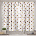 thumbnail image 2 of Ambesonne Ice Cream Valance & Curtain, Colorful Summer Snack, 55"x45", Multicolor, 2 of 6