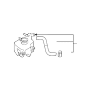 Genuine OE Subaru Tank - 21132AA140 Fits select: 2011-2014 SUBARU IMPREZA WRX STI
