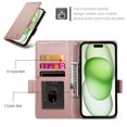 thumbnail image 4 of Designed for iPhone 13 Wallet Case, with Card Slots Strong Magnetic Closure PU Leather Flip Fold Shockproof Kickstand Durable Purse Flip Case for iPhone 13 - Rosegold, 4 of 7