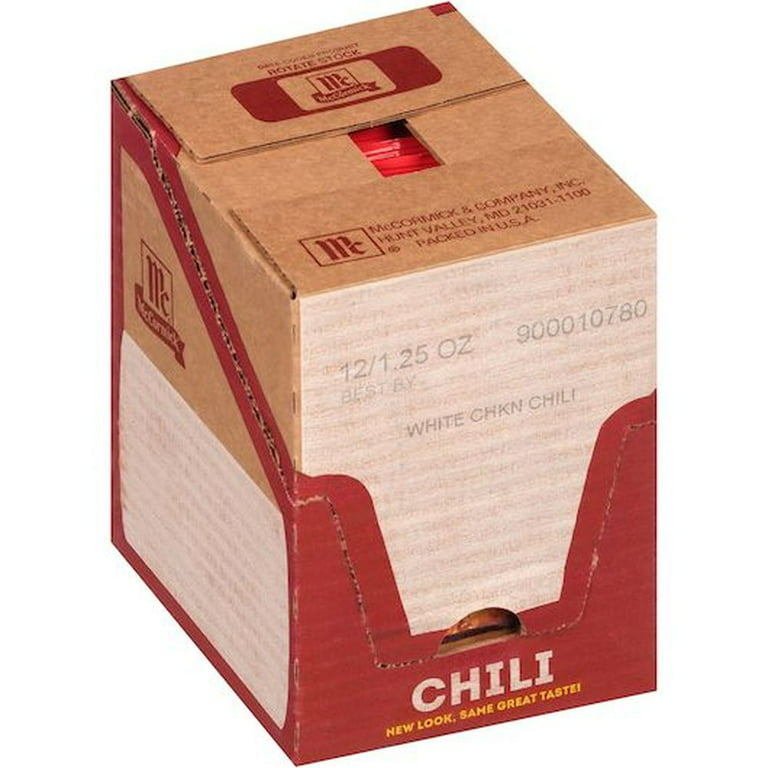 McCormick White Chicken Chili Seasoning Spice Mix 1.25 oz 6-pack Free Ship