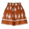 thumbnail image 4 of Sakmal Flowy Womens Skorts A line Orange Butterfly Mini 7 Inch Inseam Trendy Boho Skorts, 4 of 9