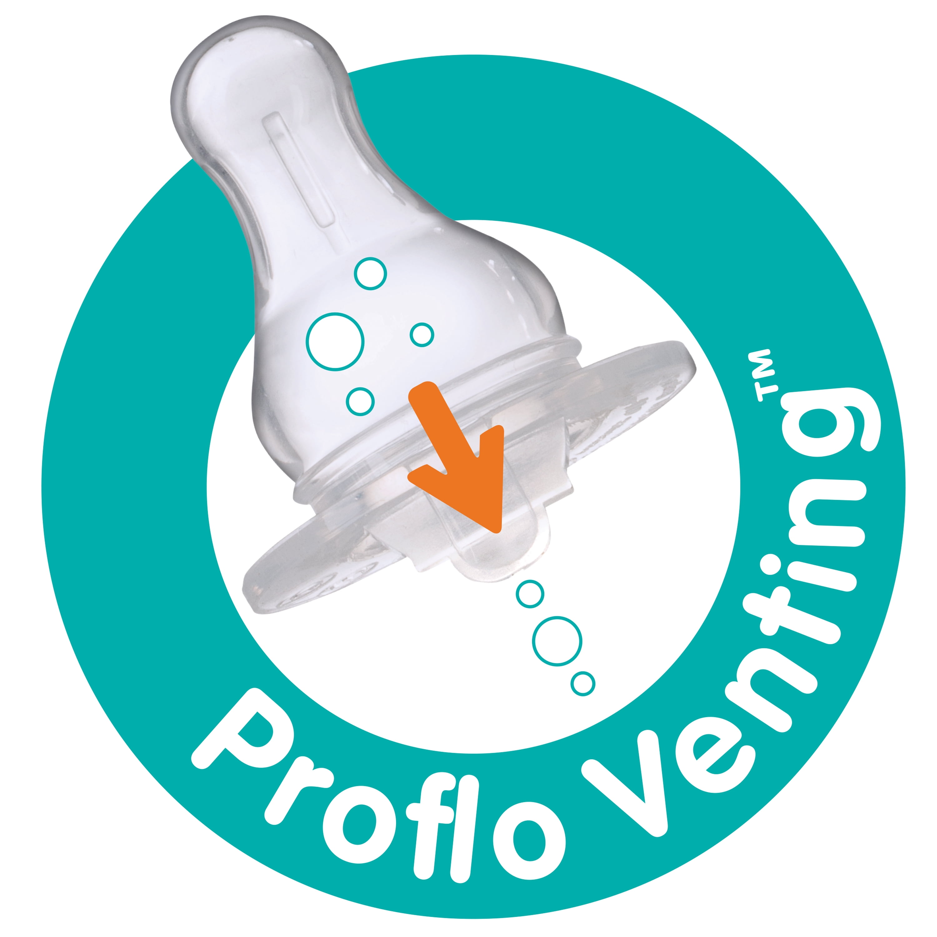 Evenflo Feeding Vented+ BPA-Free Polypropylene Baby Bottles - 8oz, Clear,  6ct 