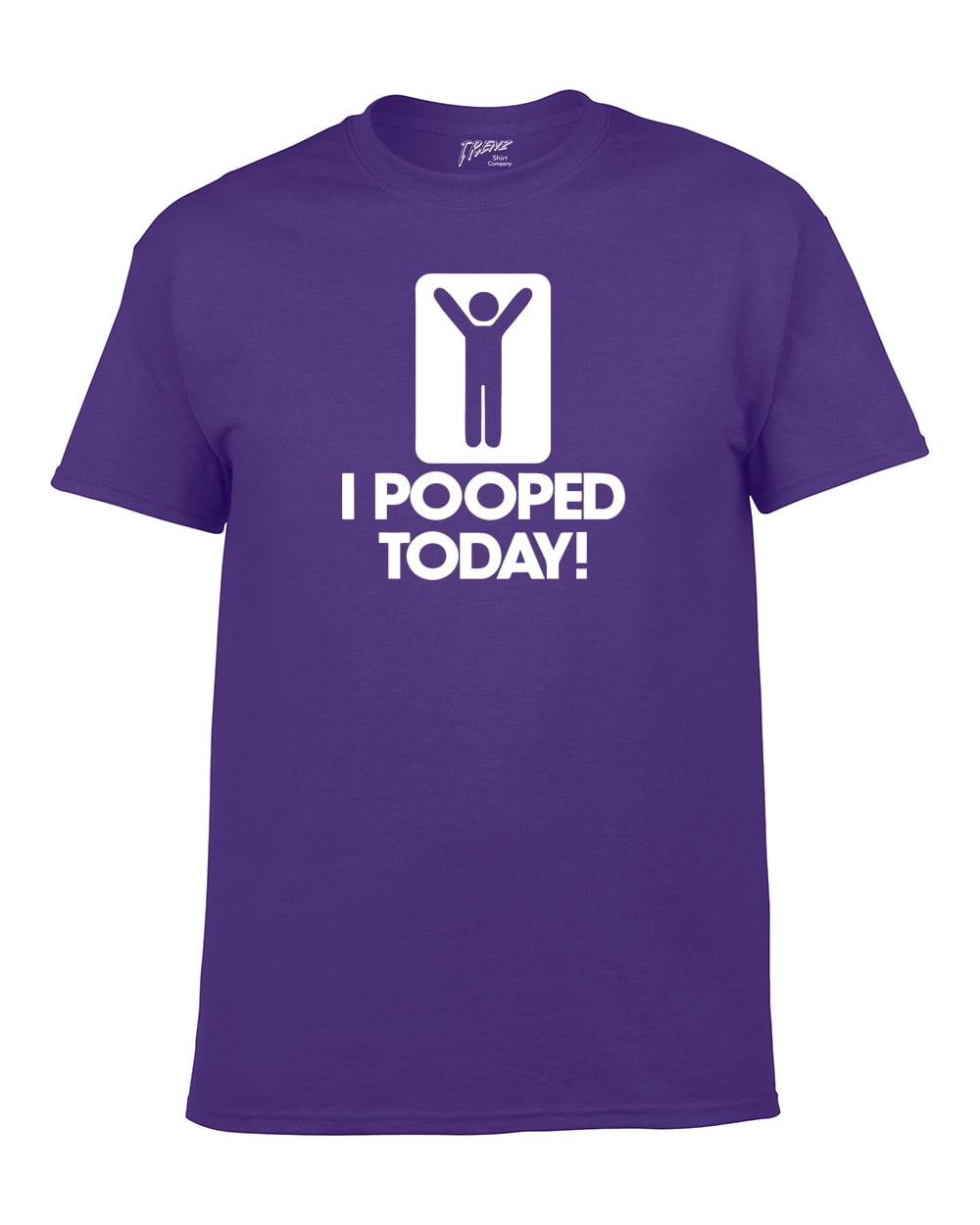 I Pooped Today T-shirt Funny Humorous Comic Stick Figure Sign Happy ! Short - Picture 77 of 126