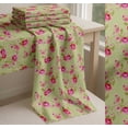 thumbnail image 6 of Soimoi Cotton Cambric Fabric Leaves,Rose & Peony Floral Printed Fabric 1 Yard 42 Inch Wide, 6 of 7