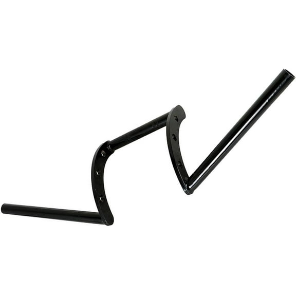 labwork Motorcycle Black 7/8 Handlebar Z Bars Diameter 22mm Length 660mm Replacement for Dyna Honda Chopper