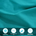 thumbnail image 3 of BNM 300 Thread Count Egyptian Cotton Pillowcase Set, Standard, Teal, 3 of 5