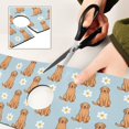 thumbnail image 6 of Yayeee Faucet Mat for Kitchen Sink 14.7" Diatomite Long Splash Guard Pad, Cartoon Floral Dog Pattern, 6 of 7