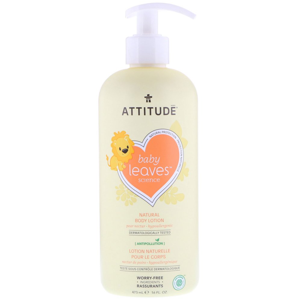 ATTITUDE Baby Leaves Science Natural Body Lotion Pear Nectar 16 fl oz