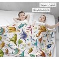 thumbnail image 3 of Dinosaur Blanket for Boys Girls, Super Soft Teens Dinosaur Throw Blankets, Teens Dinosaur Gifts Blanket for Dinosaur Fans, Lightweight Cozy Dino Blanket for Christmas Bed Sofa Couch Camping 50x60in, 3 of 6