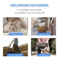 thumbnail image 5 of 6 Piezas Conjunto de Delantal para NiñOs y Gorro Cocinero Cocina Infantil Ajustable Cocinar Pintar, 5 of 5