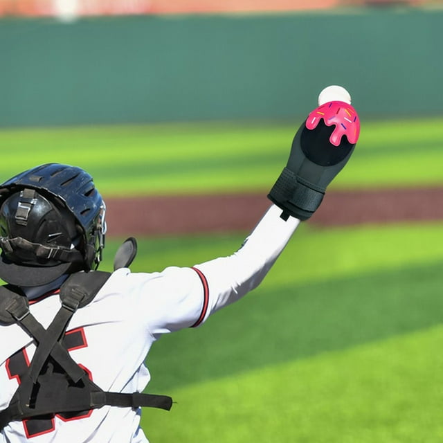 Hyknon Outils Main Droite Ou Gauche Gant de Baseball Usage Général Jeunesse et Adulte Gant de Baseball Sangle de Poignet Réglable Outils