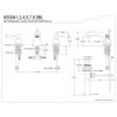 thumbnail image 2 of Kingston Brass KB3942BL Mini-Widespread Bathroom Faucet, Polished Brass, 2 of 2