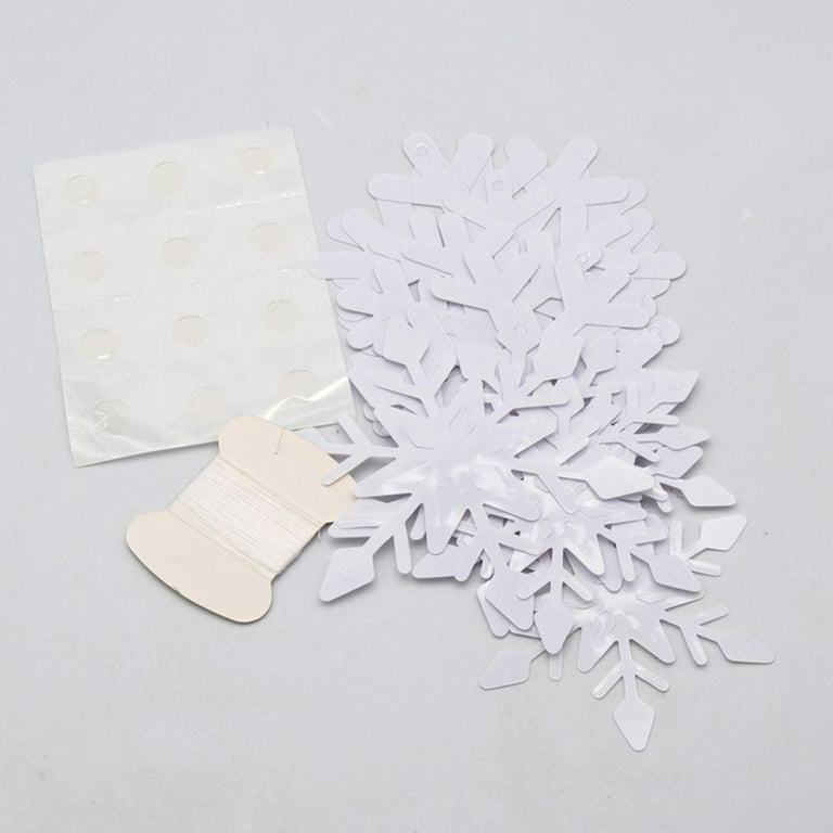 Christmas Party Decorations 24pcs Holiday 3d White Snowflake