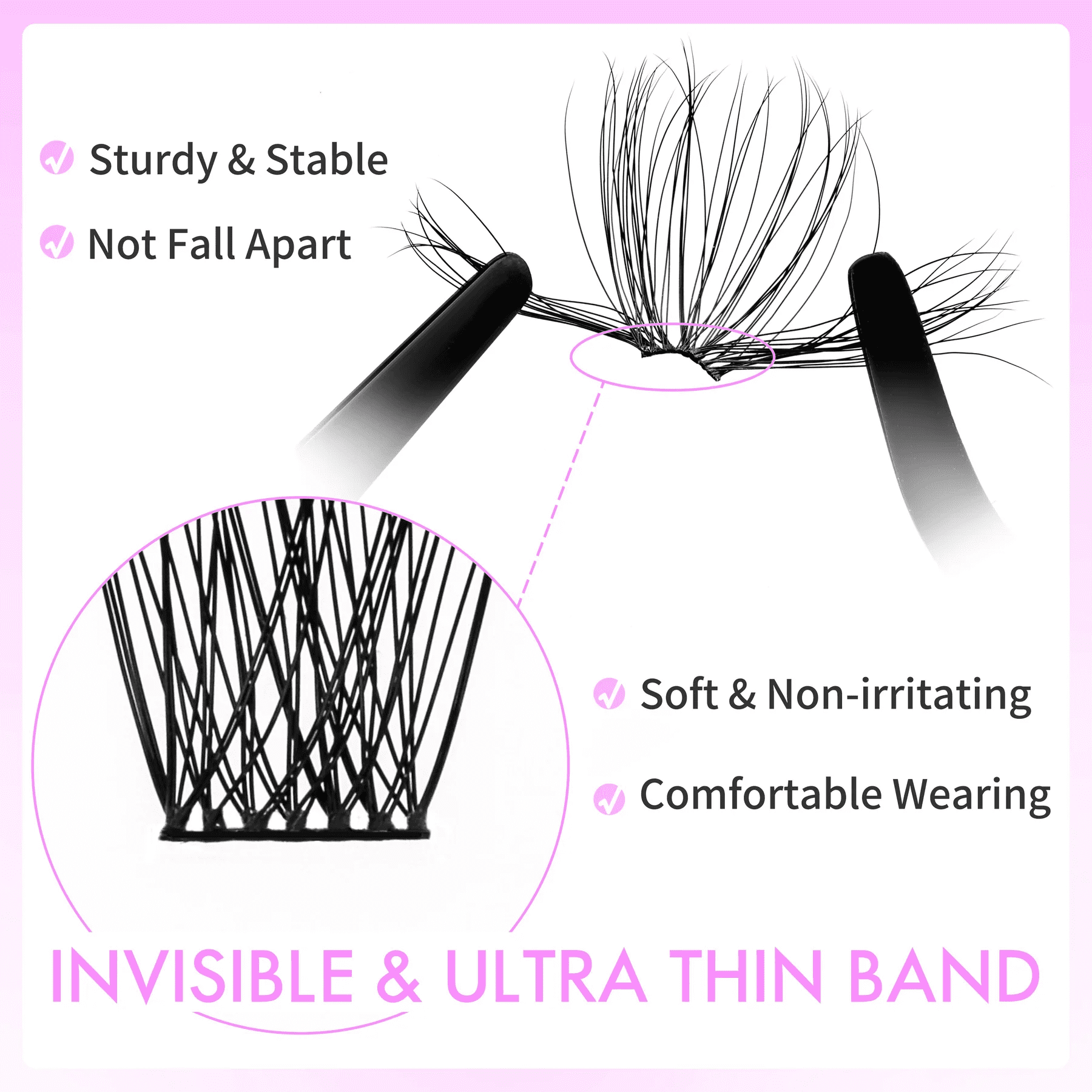 Veyesbeauty DIY BOLDeye Cluster Lashes Extension Individual Lash Soft Natural Eyelashes Makeup Lash Extension Beginners