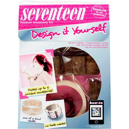 Seventeen Design It Yourself Fashion Accessory Wood Cuff Jewelry Kit