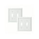 thumbnail image 1 of DEWENWILS Decorative Light Switch Plate Cover, Metal Toggle Light Switch Wall Plate, 2-Pack, 1 of 4