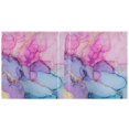 thumbnail image 2 of Haosy 2 Pack Hardcover 3 Ring Binder 1.5 Inch Ring Decorative Binder Organizer for Home School Office, Pink Purple Blue Marble, 2 of 10