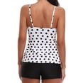 thumbnail image 4 of Traje de baño de dos piezas para mujer, sexy, de pecho alto, con contraste, degradado, dividido Fridja nalpqowj22798, 4 of 7