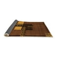 thumbnail image 2 of Ahgly Company Indoor Rectangle Abstract Orange Modern Area Rugs, 7' x 9', 2 of 4