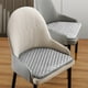 thumbnail image 1 of Cojín curvo para silla de comedor | Cojín antideslizante con forma de herradura | Tejido transpirable similar al lino | Lavable a máquina | 45 x 44 cm | Beige, gris, dorado y azul, 1 of 8