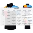 thumbnail image 4 of Men's Casual Button Down Shirt Patchwork Turndown Collar Short Sleeve Breathable Quick Dry Polyester Blend Stretch for Daily Work Vacation Streetwear | Zenithor,Navy 2XL, 4 of 9
