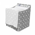 thumbnail image 3 of Antique Oriental Washer Cover, Monochrome Round Ornaments Intricate Art Motifs Illustration, Washroom Decor with Dust Protection, 29" x 28" x 40", Charcoal Grey and White, by Ambesonne, 3 of 3