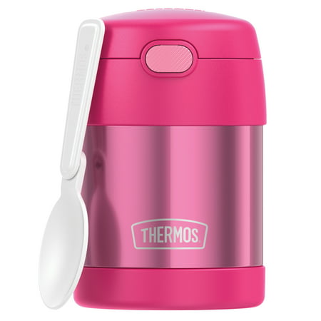 Thermos F3100PK6 10 Ounce Funtainer Vacuum-Insulated Stainless Steel Food Jar (Pink)