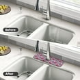 thumbnail image 4 of Logiee Flamingos Print Kitchen Sink Splash Guard Faucet Mat for Splash Guard Behind Faucet Drip Catcher for Kitchen,Bathroom,Sink Mat,Dish Drying Mat,Bathroom-15" X 5.5", 4 of 7