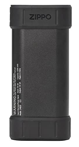 Zippo Black HeatBank 9s Rechargeable Hand Warmer