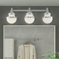 thumbnail image 5 of 5713-05 Livex Lighting Oldwick - 3 Light Bath Vanity in Modern Style - 24 Inches wide by 8.25 Inches high-Polished Chrome Finish, 5 of 16