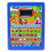Fun Animals English Multimedia Learning System Children's Toy Computer Tablet w/ Find the Letter/Word & Addition/Subtraction Modes, Learn & Play (Colors May Vary)