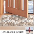 thumbnail image 3 of Orange Paisley Pattern Door Rugs,Washable Non Slip Door Mats Indoor,Decorative Door Mats,Entry Mat Indoor for Entrance,Bedroom,Kitchen,Bathroom,17"x30", 3 of 6