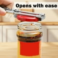 thumbnail image 4 of 5 Counts Jar Opener for Weak Hands, Multifunctional Adjustable Can Opener, Stainless Steel Jar Lid Opener Bottle Opener Tool for Seniors with Arthritis, Manual Jar Gripper for Kitchen, 4 of 6