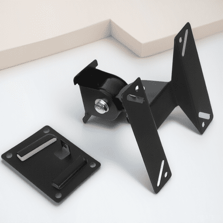BESTYASH 1Set Black TV Wall Mount Bracket Heavy Duty Corner Mount for Home Living Room