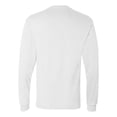 thumbnail image 6 of Hanes Essential Long Sleeve T-Shirt, Men's Crewneck Classic Fit Tee, White, XL, 6 of 6