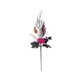 thumbnail image 2 of Hyknon Halloween Artificial Floral Pick Decor, Glitter Pumpkin Skull Spider Branch Stem Insert Ornament, Decor Ornaments for Vase Bar Table Centerpiece Fireplace Mantel Halloween Party Home Indoor A, 2 of 6
