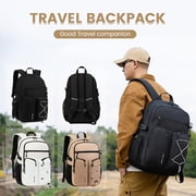 Travel Backpack for Men and Women, Water Resistant College Bookbag, Lightweight School Carry On Back Pack,white