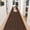 Brown, variant on Kuokaa Extra Long Striped Entrance Mat, Narrow Runner Rug for Front Door, Porch, Patio, Hallway, Entryway, Kitchen, Garage, Indoor Outdoor Floor Protection and Entryway Decor (Brown)