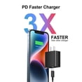 thumbnail image 2 of Cargador Coreykin para iPhone 14/13/12, carga rápida de 20 W, USB-C, cable de 1,8 m, 2 of 7